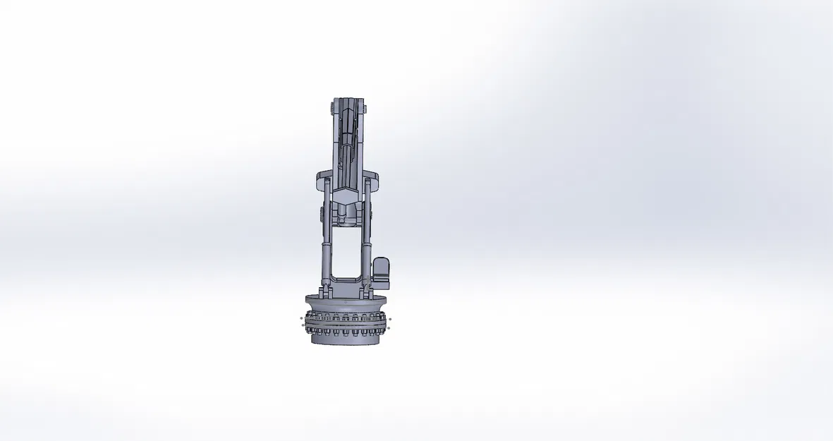 Mô hình 3D chi tiết của cần cẩu boong tàu - Image 6