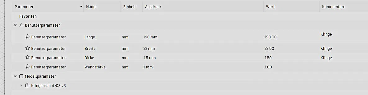 Vỏ bảo vệ lưỡi dao tham số (Parametric Knife Sheath) - Image 3