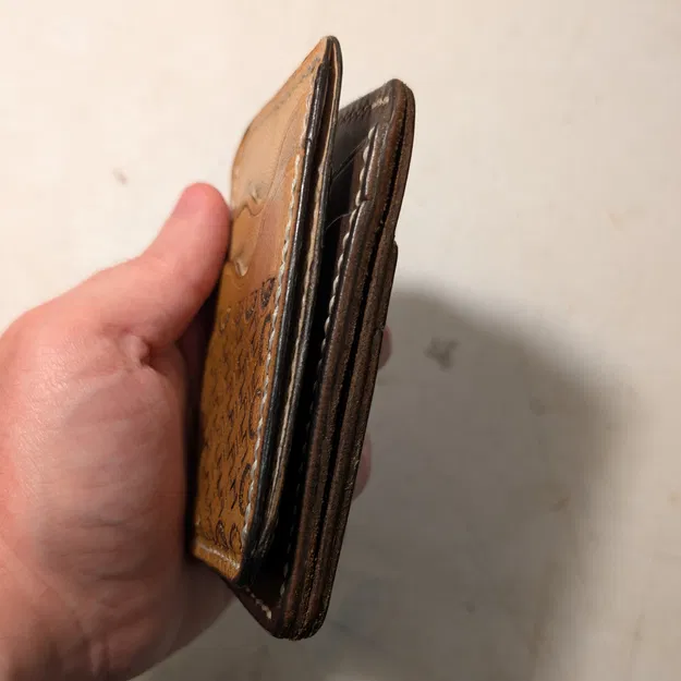 Pattern Ví Thẻ Da 5 Ngăn (5-Pocket Card Wallet Pattern) - Image 3