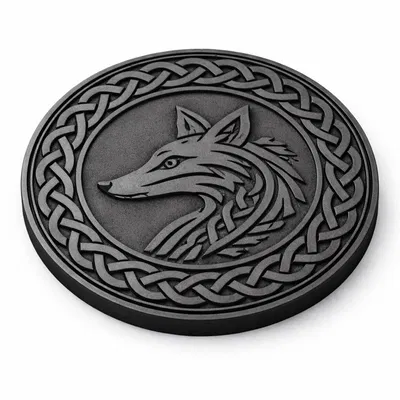 Đế lót ly động vật phong cách Anglo-Saxon Viking