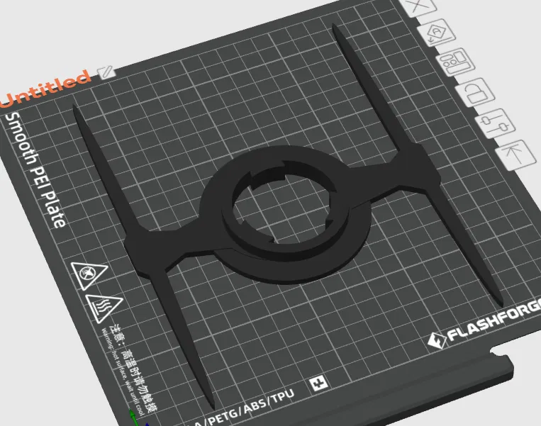 Bộ chuyển cuộn Tie Fighter v2 cho AD5X (spool adapter) - Image 1