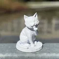 Mèo Dễ Thương (Cute Cat) – Mẫu 3D tối giản, thanh lịch - Thumbnail 5