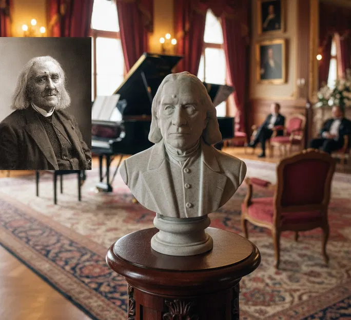 Franz Liszt – Tượng bán thân - Image 1