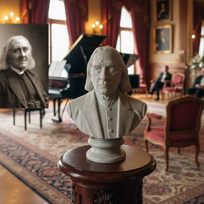 Franz Liszt – Tượng bán thân