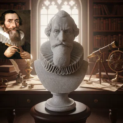 Johannes Kepler – Tượng bán thân