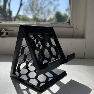 Kệ Đỡ Điện Thoại (Phone Stand) Honeycomb Có Chỗ Sạc