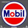 Poster/Logo Treo Tường Bảng Hiệu Mobil Motor Oils - Thumbnail 2