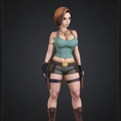 Aventurières des ruines – Figurine Nữ Aventurière In 3D (STL)