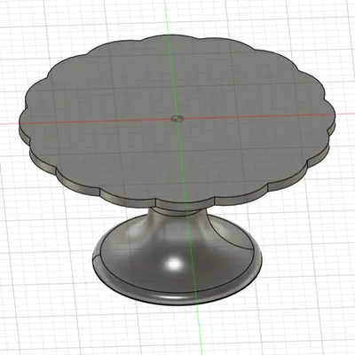 Bàn hoặc đĩa bày bánh cho nhà búp bê (Puppenstuben Tisch Kuchenplatte)