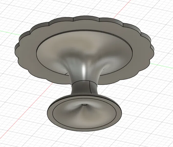 Bàn hoặc đĩa bày bánh cho nhà búp bê (Puppenstuben Tisch Kuchenplatte) - Image 2
