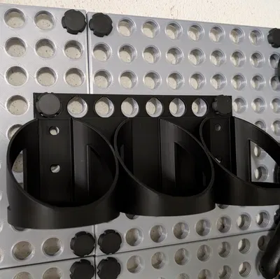 Threaded Board Dosenhalter / Can Holder – Giá treo 3 bình xịt