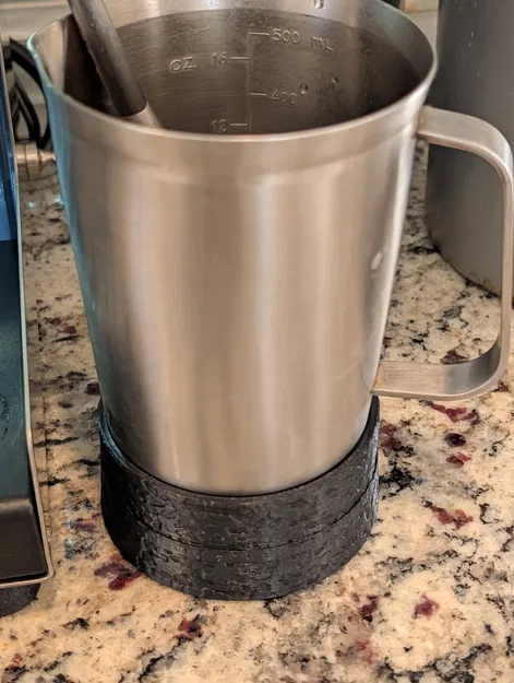 Giá đỡ ca đánh sữa Espresso chỉnh độ cao - Image 1