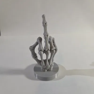 Bộ xương giơ ngón giữa (Skeleton middle finger)