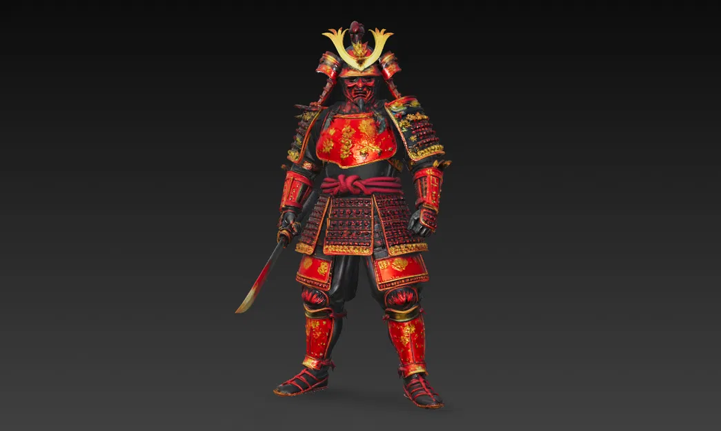 Giáp Samurai Oni – Infernal Guard - Image 1