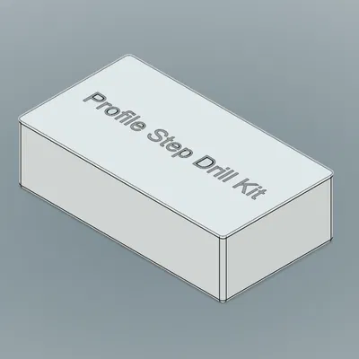 Hộp lưu trữ bộ drill jig nhôm cho Aluminium Profile – 3 phiên bản