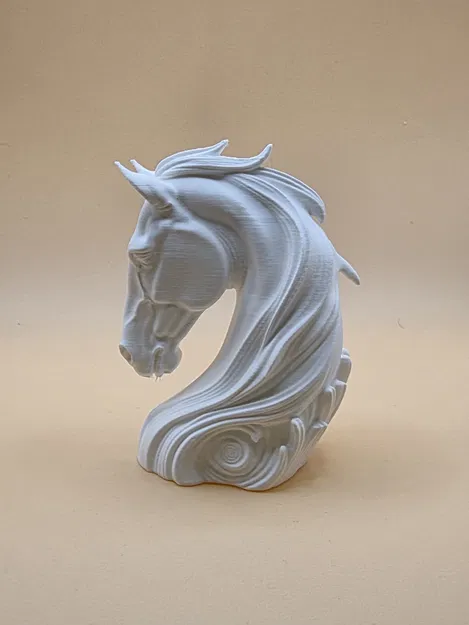 Đầu ngựa cách điệu – decor 3D hiện đại - Image 1