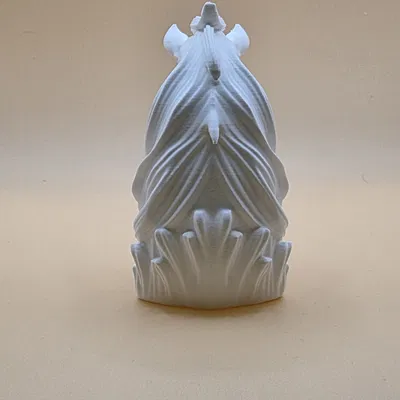 Đầu ngựa cách điệu – decor 3D hiện đại