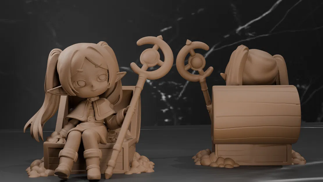 Frieren The Slayer - Phong cách Chibi - Image 1