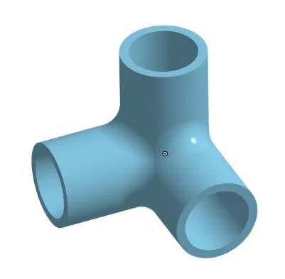 Góc Nối x3 cho Ống PCV (Corner Connector x3 for PCV Tubing) - Image 1