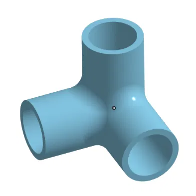 Góc Nối x3 cho Ống PCV (Corner Connector x3 for PCV Tubing)