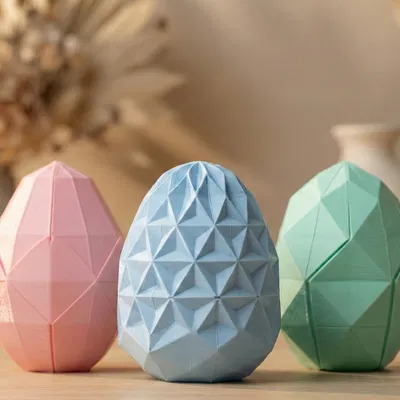 Trứng Phục Sinh Origami – Decor Tối Giản Vol. 1