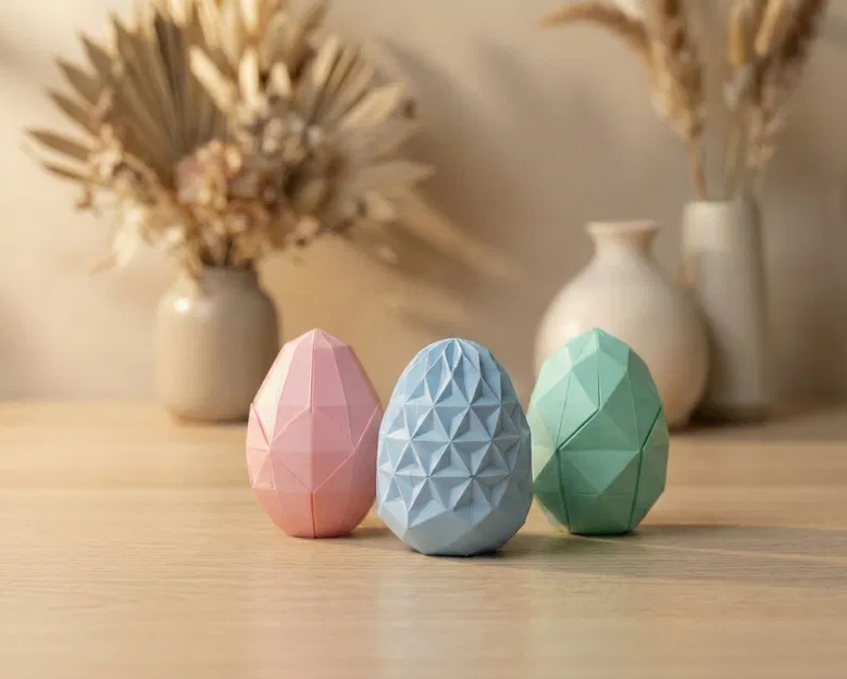 Trứng Phục Sinh Origami – Decor Tối Giản Vol. 1 - Image 3