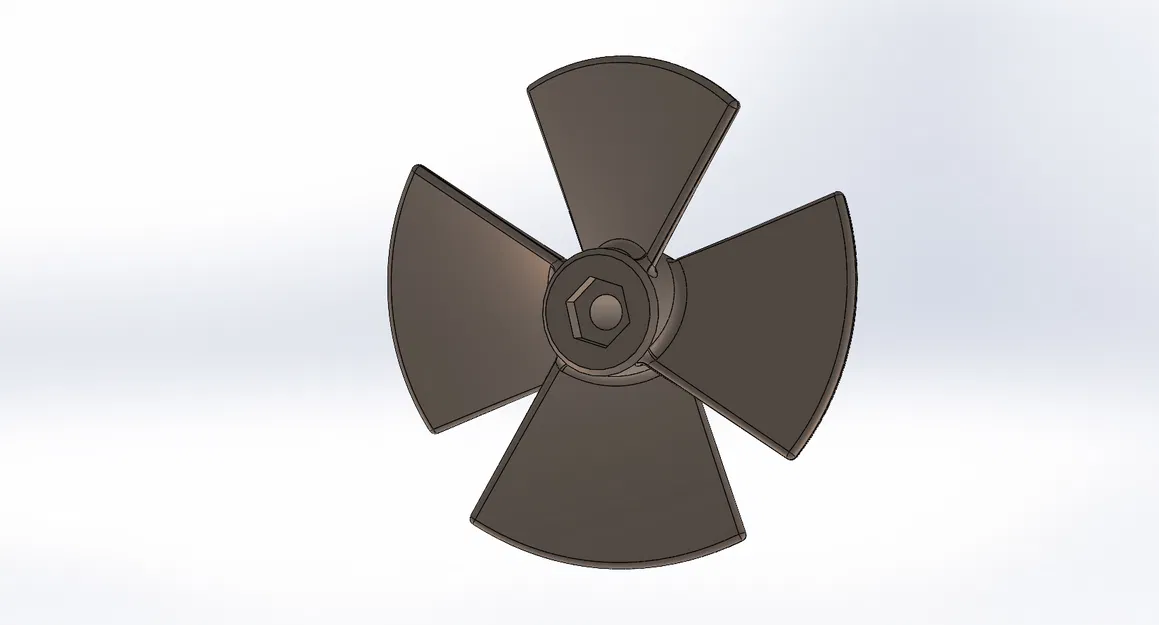 Chân vịt 4 cánh cho mô hình tàu kéo - Image 1