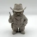 Cowboy Garden Gnome – Gnome Cao Bồi Canh Vườn - Thumbnail 2
