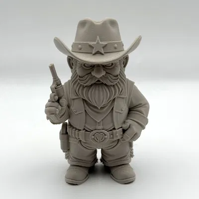 Cowboy Garden Gnome – Gnome Cao Bồi Canh Vườn
