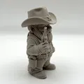 Cowboy Garden Gnome – Gnome Cao Bồi Canh Vườn - Thumbnail 3