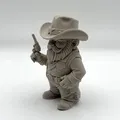 Cowboy Garden Gnome – Gnome Cao Bồi Canh Vườn - Thumbnail 4