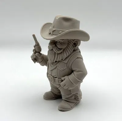Cowboy Garden Gnome – Gnome Cao Bồi Canh Vườn