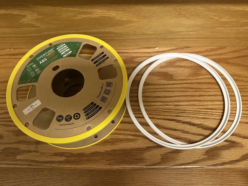 Vòng kẹp snap spool giấy cho QIDI Box (fit như nắp hũ) (stp, step) - Image 2