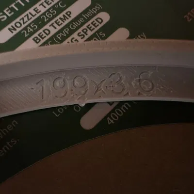 Vòng kẹp snap spool giấy cho QIDI Box (fit như nắp hũ) (stp, step)