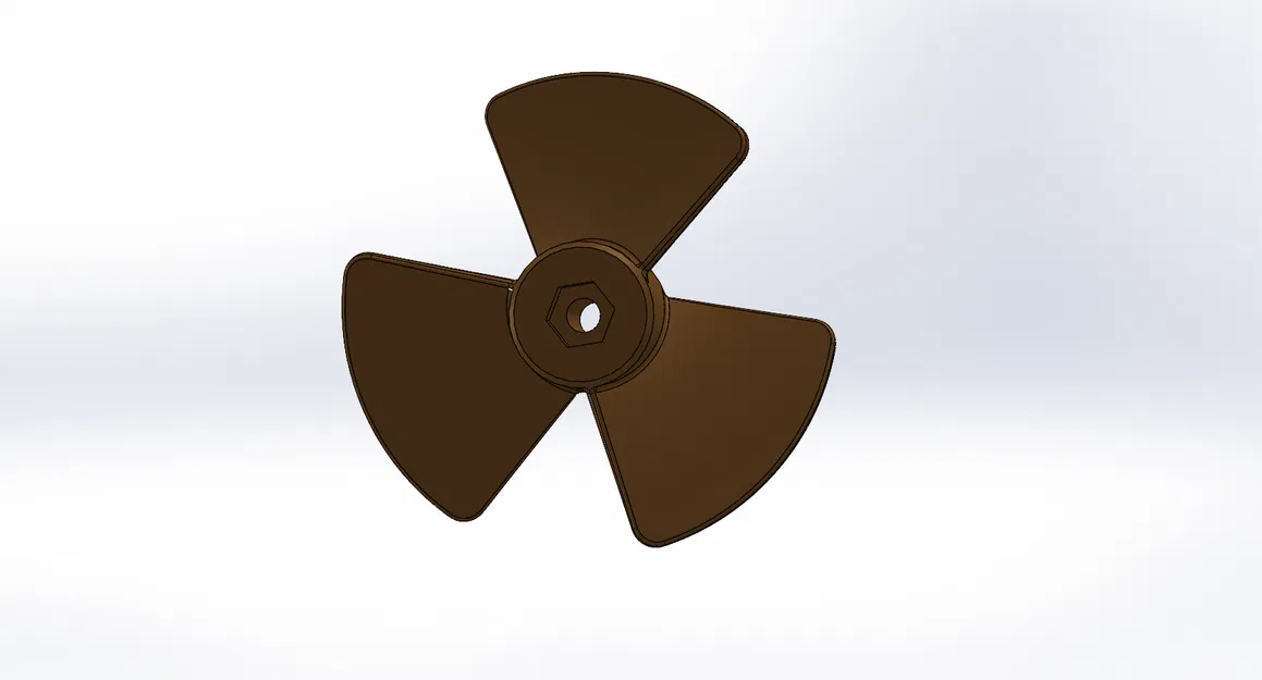 Chân vịt 3 cánh cho mô hình tàu kéo - Image 1