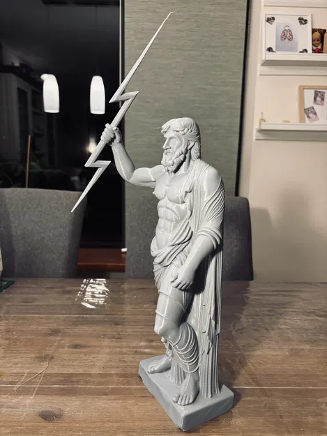 Tượng Zeus cầm Thunderbolt - Image 1