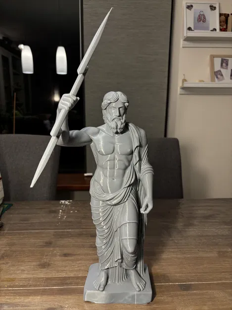 Tượng Zeus cầm Thunderbolt - Image 2