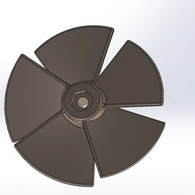 Chân vịt 5 cánh cho mô hình tàu kéo