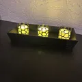 Đế Nến Tea Light Voronoi 3 Ngăn (Triple Voronoi Tea Light Holder) - Thumbnail 2