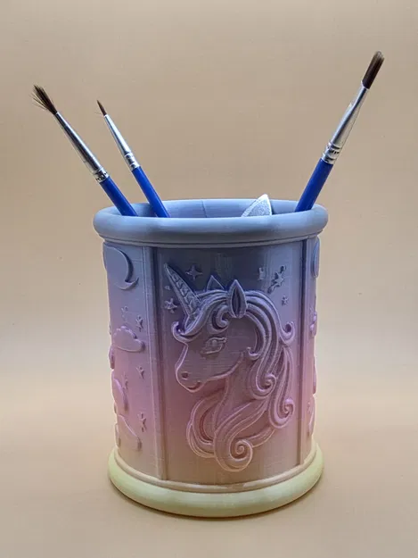 Jednorožčí stojánek na tužky – Ống đựng bút kỳ lân - Image 1