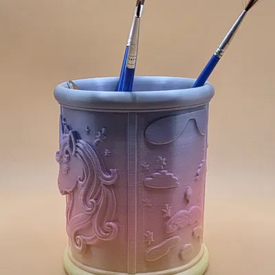 Jednorožčí stojánek na tužky – Ống đựng bút kỳ lân