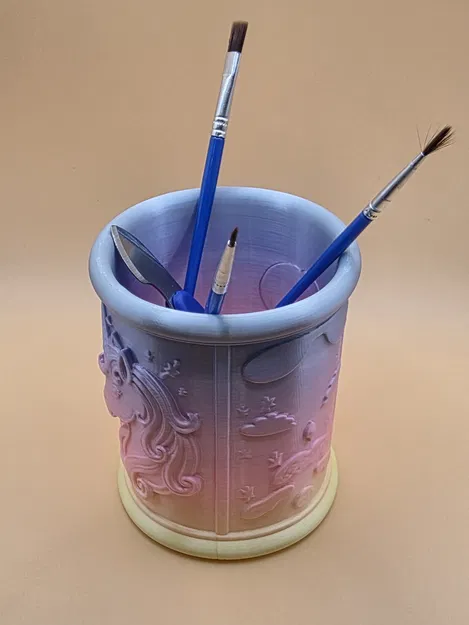 Jednorožčí stojánek na tužky – Ống đựng bút kỳ lân - Image 4