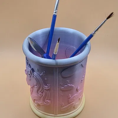 Jednorožčí stojánek na tužky – Ống đựng bút kỳ lân