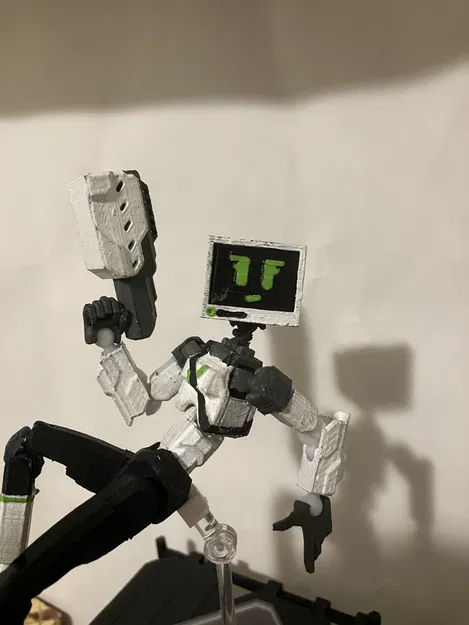 Dummy 13 TV Head V2 – Đầu TV V2 cho Dummy 13 - Image 4