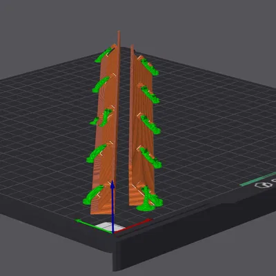 Bộ Lightbar QIDI Q2 (Trên + Bên) cho LED strip 8mm