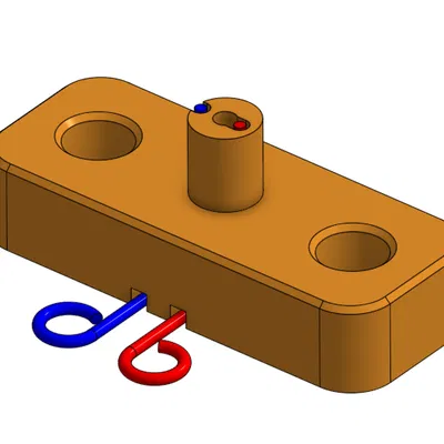 Flash socket / flash connector in 3D