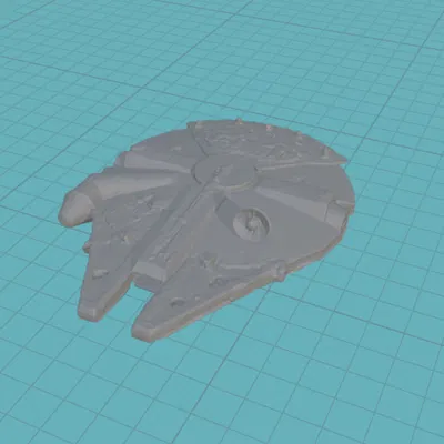 Millennium Falcon (Star Wars) – Mô hình 3D chân thực