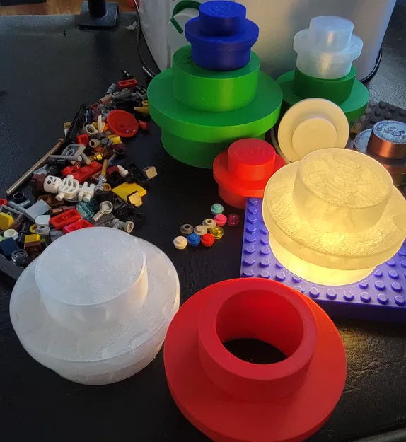 Đèn Lego Stud (Lego Stud Lamp) - Image 1