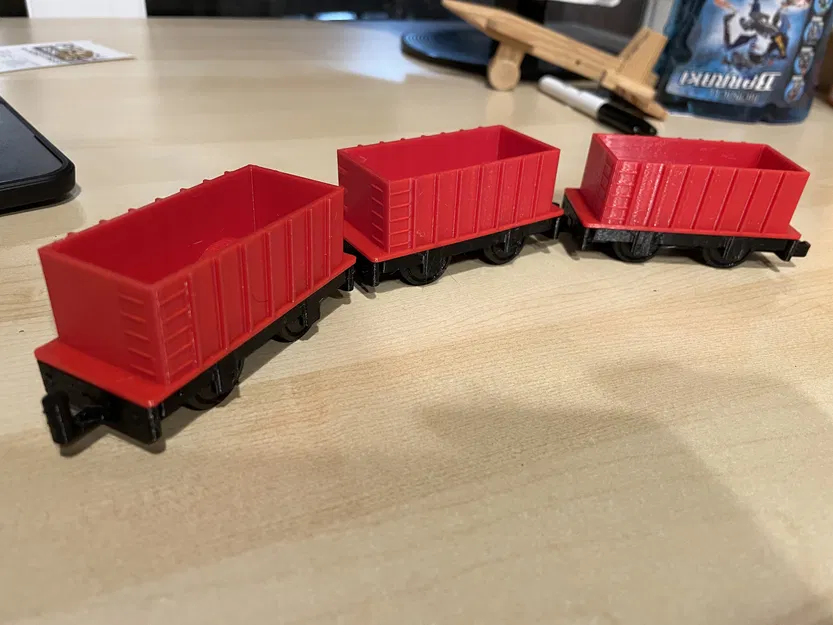 Toa Hopper Tàu Gỗ (Wooden Railway Hopper Car) - Image 1