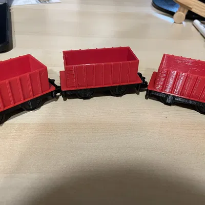 Toa Hopper Tàu Gỗ (Wooden Railway Hopper Car)
